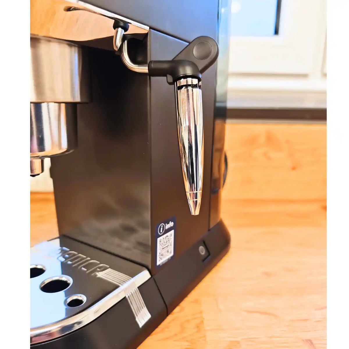 KM Stainless Steel Steam Wand for DeLonghi Machines